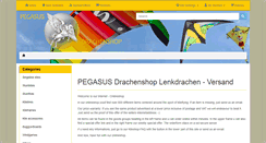 Desktop Screenshot of drachenshop.de